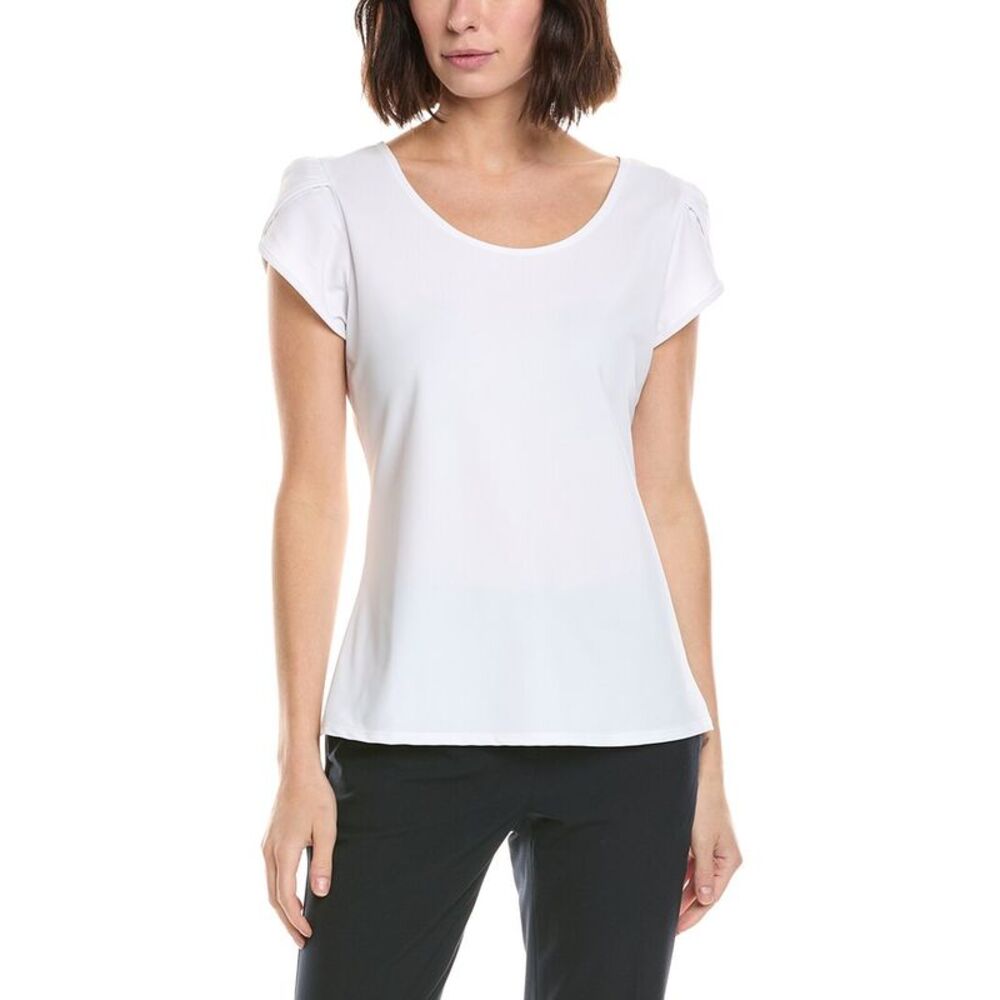 Melly M Womens  Biscayne Top, White